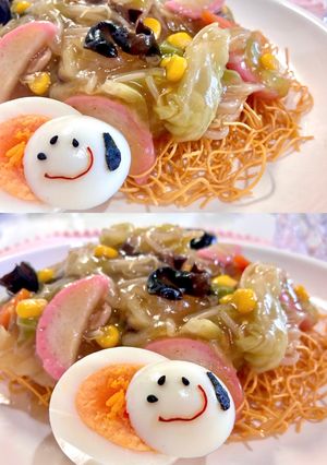 手作り皿うどんのあん〜♡！-レシピのメイン写真