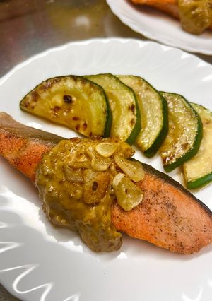 鮭のムニエル。醤油麹マヨソース。-レシピのメイン写真