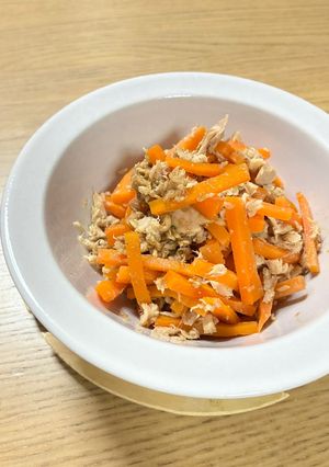 にんじんとツナのごま醤油和え-レシピのメイン写真