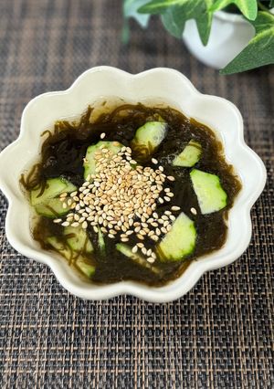 きゅうりともずく酢のまろやか小鉢-レシピのメイン写真