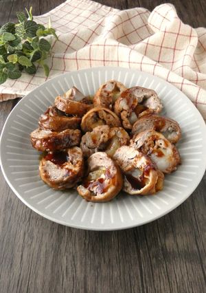 餅チーズの豚こまレンチンチャーシュー-レシピのメイン写真