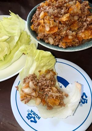激辛ポテチinひき肉炒め-レシピのメイン写真