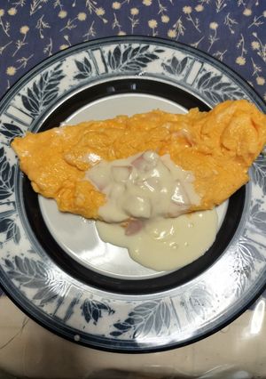 サワークリームのオムレツ-レシピのメイン写真