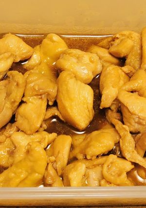 早い！鶏ふりそで甘辛煮-レシピのメイン写真