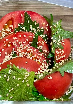 トマトの大葉漬け-レシピのメイン写真