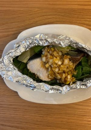 ぶりと野菜の包み蒸し-レシピのメイン写真
