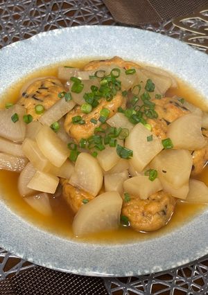 【簡単一品】大根と練り物の煮物-レシピのメイン写真