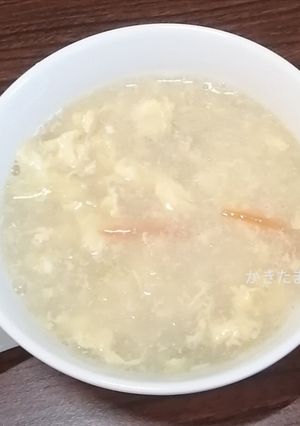 キャベツ入り、かき玉スープ汁-レシピのメイン写真