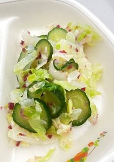 野菜の梅あえ-レシピのメイン写真