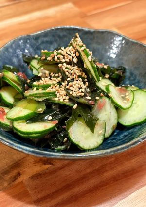 【きゅうり消費】きゅうりとわかめの梅ポン和え🥒-レシピのメイン写真