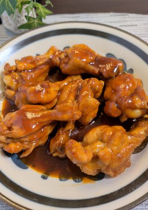 手羽元のBBQ煮込み-レシピのメイン写真