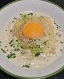 簡単すぎる、ミルクぶっかけうどん