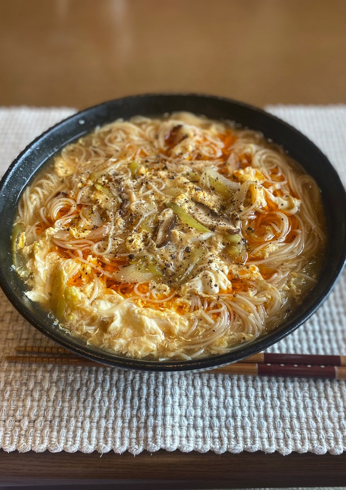そうめんで酸辣湯麺-レシピのメイン写真