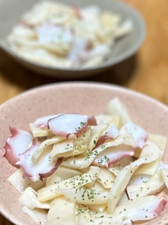 サラタケねぎ塩とタコの和え物-レシピのメイン写真
