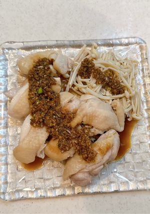 水晶鶏のねぎ醤油麹だれ-レシピのメイン写真