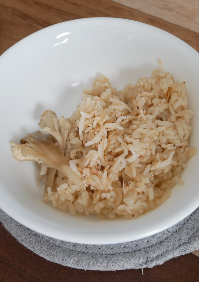 不器用桜海老炊き込み御飯-レシピのメイン写真