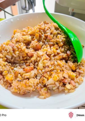 IRIAM 配信中に作った納豆チャーハン-レシピのメイン写真