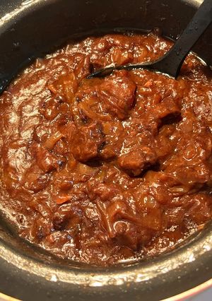 ほっぺが落ちる牛すじカレー-レシピのメイン写真