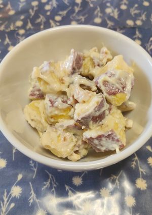 さつまいもとクリームチーズのサラダ-レシピのメイン写真