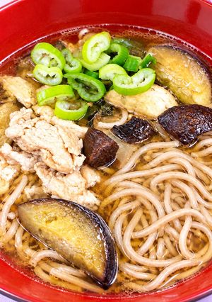チタケそば　うどん　チタケ水煮で　糖質オフ🍀-レシピのメイン写真