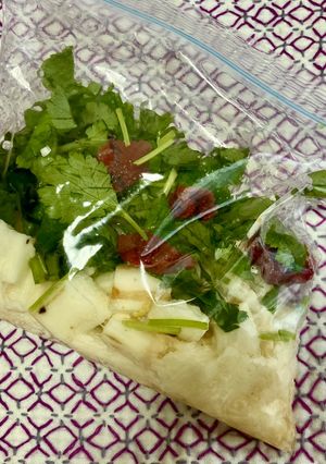 叩き長芋と三つ葉の白だし梅-レシピのメイン写真