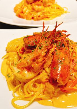 赤海老とフレッシュトマトのクリームパスタ-レシピのメイン写真