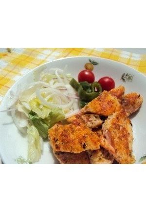 【主菜】鮭のチーズパン粉焼き-レシピのメイン写真