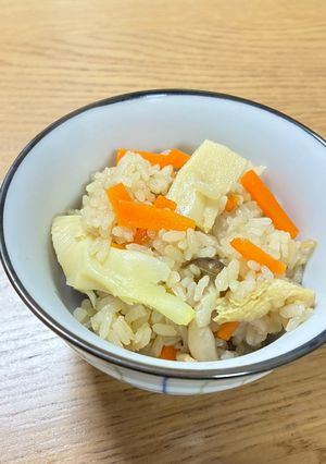 簡単具沢山！たけのこの炊き込みご飯-レシピのメイン写真