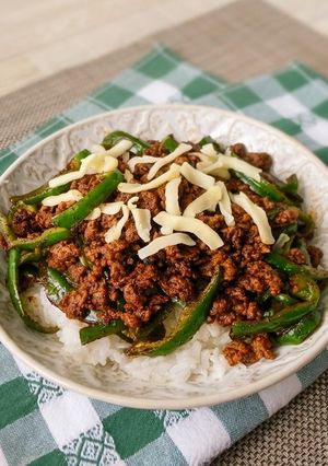 スパイス香る!合いびきそぼろ丼-レシピのメイン写真