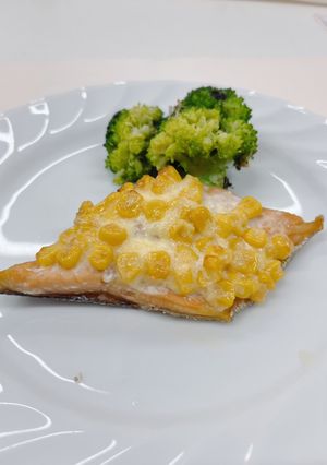 鮭のマヨコーン焼き-レシピのメイン写真