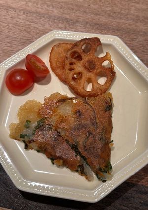 カリカリチーズのニラチヂミ-レシピのメイン写真