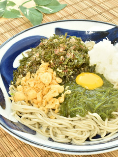 かつぶし海苔のめかぶおろし蕎麦-レシピのメイン写真