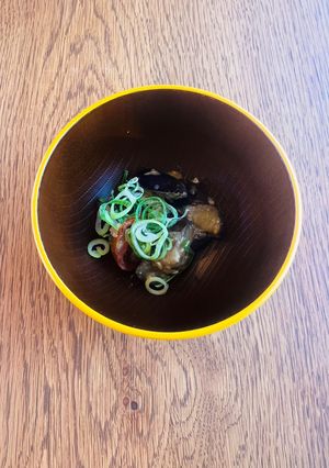 ナスとミニトマトのひよこ豆味噌炒め-レシピのメイン写真
