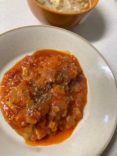 チキンのトマト煮込み-レシピのメイン写真