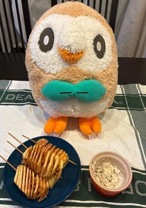 小3作 屋台風くるくるトルネードポテト⭐️ミニミニ-レシピのメイン写真
