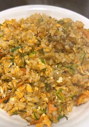 鮭と高菜と卵のチャーハン-レシピのメイン写真