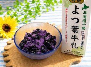 冷凍ブルーベリーの冷んやりミルク-レシピのメイン写真