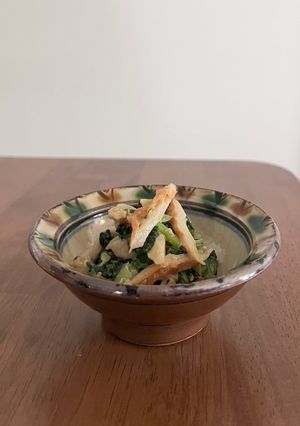練りゴマで♪小松菜とちくわのゴマ和え-レシピのメイン写真