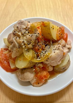 旨みたっぷり！無水洋風肉じゃが-レシピのメイン写真