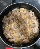 簡単　薄切り豚丼　ボリュームマシマシ