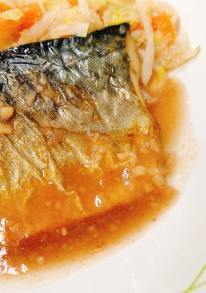 さばの梅みそ焼き☆給食メニュー-レシピのメイン写真