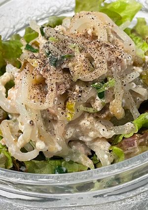 もやしの豆腐味噌サラダ-レシピのメイン写真