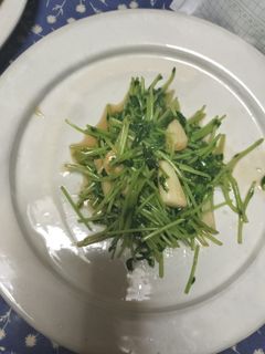 豆苗のにんにく炒め-レシピのメイン写真