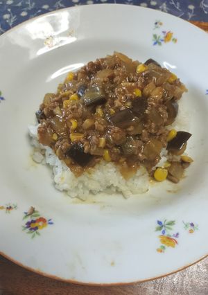 夏野菜のキーマカレー-レシピのメイン写真