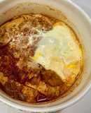 豆腐とツナと卵の韓国風レンチンおかず