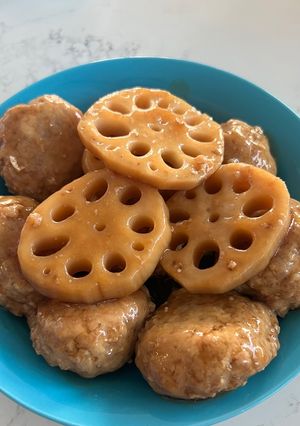 豚ひき肉と豆腐で作る甘醤油味の肉団子-レシピのメイン写真