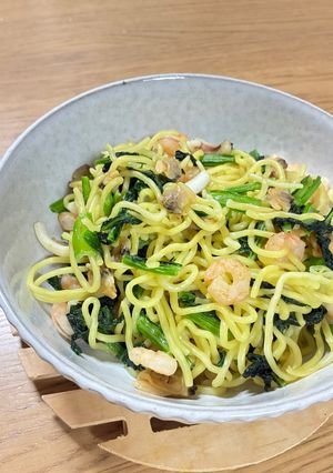 シーフードミックス塩焼きそば-レシピのメイン写真