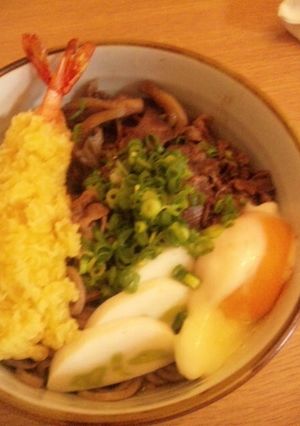 年越しそば☆ボリューム満点の肉そば-レシピのメイン写真