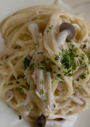きのこのクリームパスタ-レシピのメイン写真
