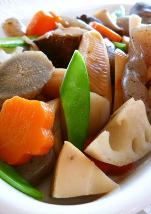 おせちの一品に、煮しめ　彩り良く！-レシピのメイン写真
